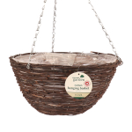 Kingfisher Garden 16" Rattan Hanging Basket